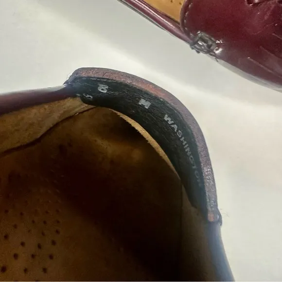 G.H. Bass Weejuns Burgundy Wine Leather Loafers, 8