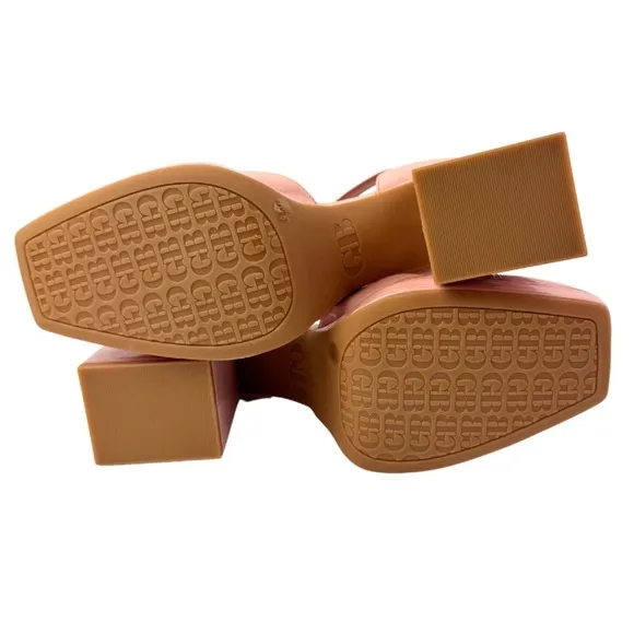 Gianni Bini New Rules Mellow Rose Pink Platform Mary Jane Block Heel - Size 9.5