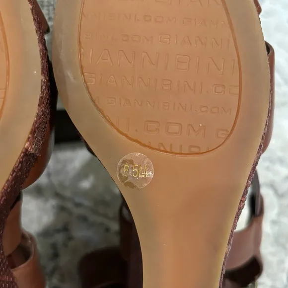 GIANNI BINI | WEDGE SANDALS SIZE 6.5
