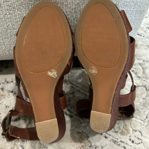 GIANNI BINI | WEDGE SANDALS SIZE 6.5