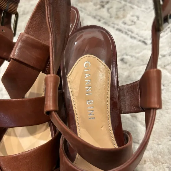 GIANNI BINI | WEDGE SANDALS SIZE 6.5