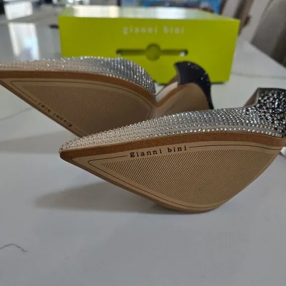 Gianni Bini Therry Rhinestone D'Orsay Pump Shoes size 9.5 New