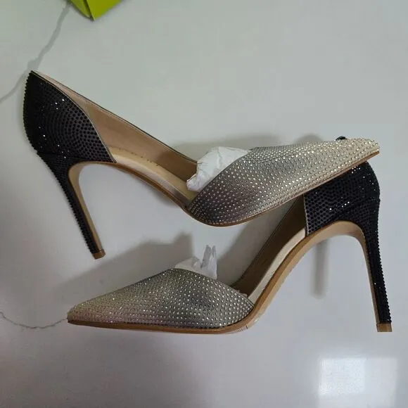 Gianni Bini Therry Rhinestone D'Orsay Pump Shoes size 9.5 New