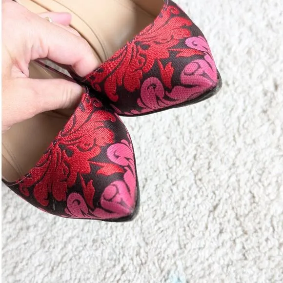 Gianvito Rossi x Mary Katrantzou Floral Print High-heels Pumps Shoes, size 39