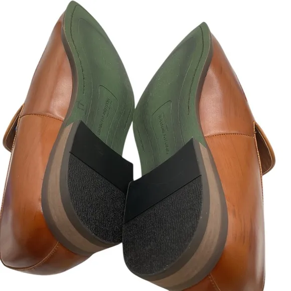 Giorgio Brutini Elegant Brown Leather Men's Loafers size 12 M