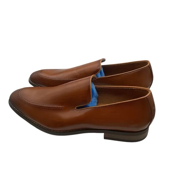 Giorgio Brutini Elegant Brown Leather Men's Loafers size 12 M