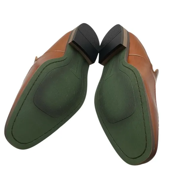 Giorgio Brutini Elegant Brown Leather Men's Loafers size 12 M