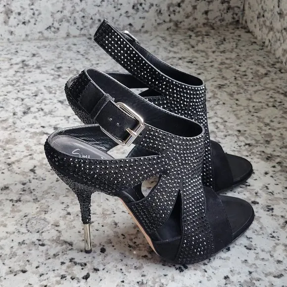Giuseppe Zanotti heels embellished with crystals EU Sz 40 Mint condition