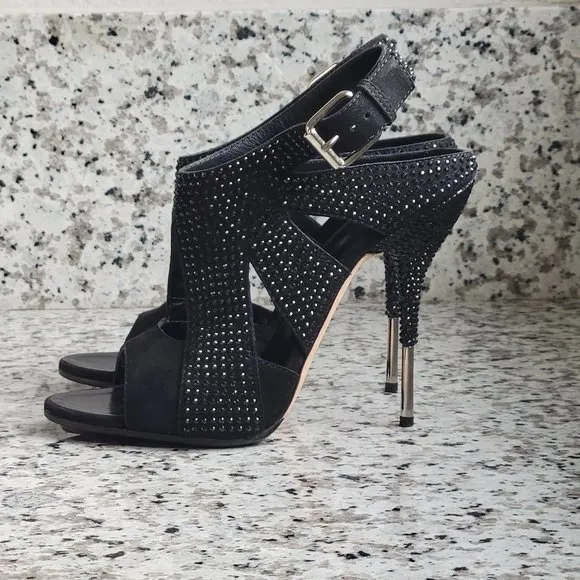 Giuseppe Zanotti heels embellished with crystals EU Sz 40 Mint condition