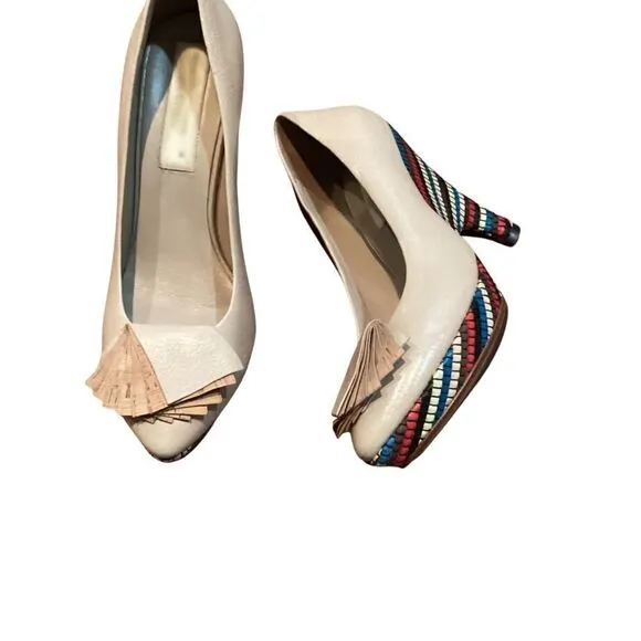 Glory Chen Rare wedge size 8 Fauna Platform Heels
