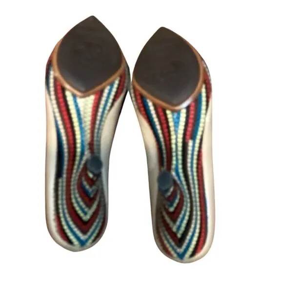 Glory Chen Rare wedge size 8 Fauna Platform Heels