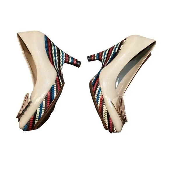 Glory Chen Rare wedge size 8 Fauna Platform Heels
