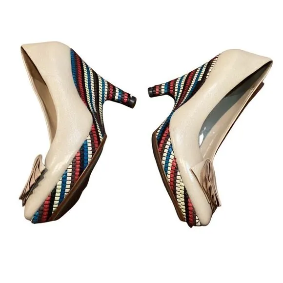 Glory Chen Rare wedge size 8 Fauna Platform Heels