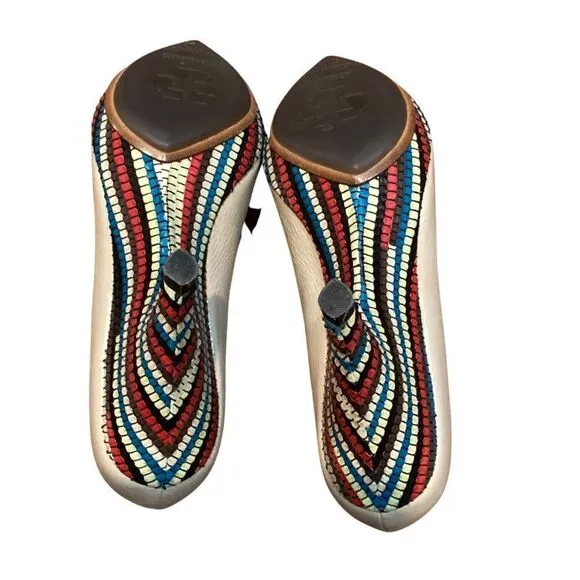 Glory Chen Rare wedge size 8 Fauna Platform Heels