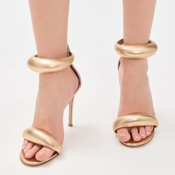 Gold Bijoux Heeled Sandals