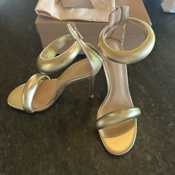 Gold Bijoux Heeled Sandals