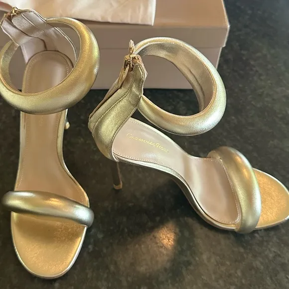Gold Bijoux Heeled Sandals