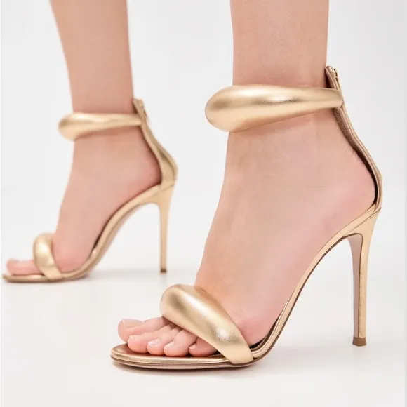 Gold Bijoux Heeled Sandals
