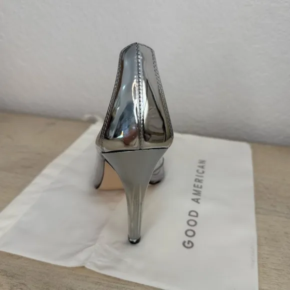 Good America | Clear Cinder-F*KING-ella Pump “Glass” Heels