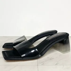 Good American Square Toe Heeled Sandal 7