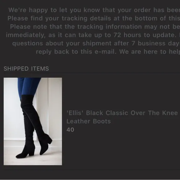 Goodnight Macaroon Black Over-the-Knee Boots with Block Heel