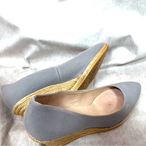 Gray Wedge Shoes with Closed Toe - Handmade in Spain