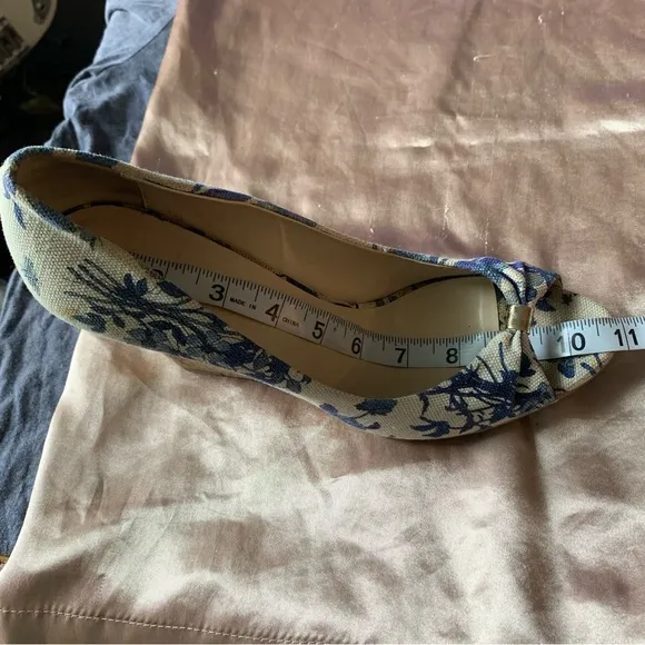 Gucci Floral Denim platform shoes