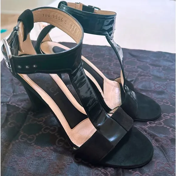 GUCCI high-heel strappy sandals black FINAL PRICE Dropped 3/23