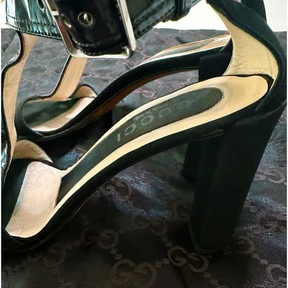 GUCCI high-heel strappy sandals black FINAL PRICE Dropped 3/23
