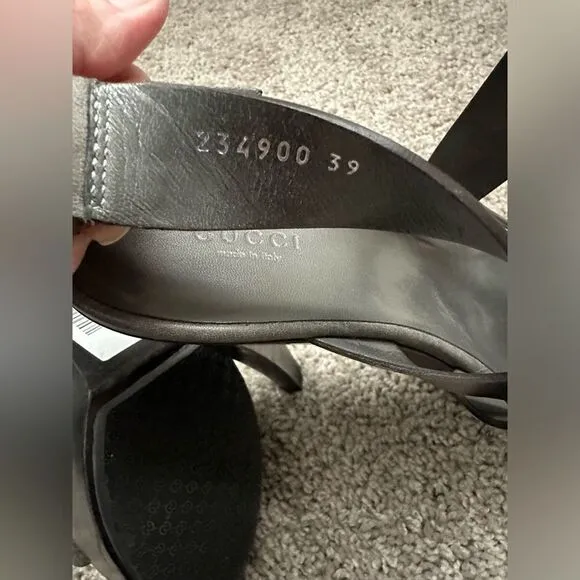 Gucci Libeccio Platform Heels, Strappy Size 39 US(9)
