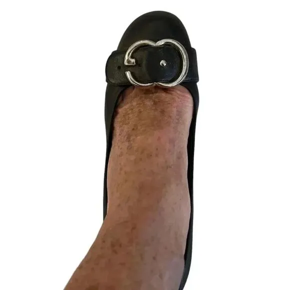 Gucci GG Black Buckle Pumps