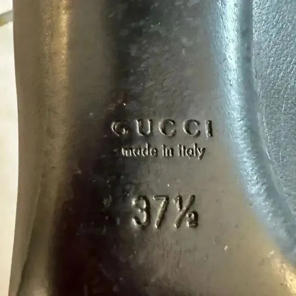 Gucci GG Black Buckle Pumps