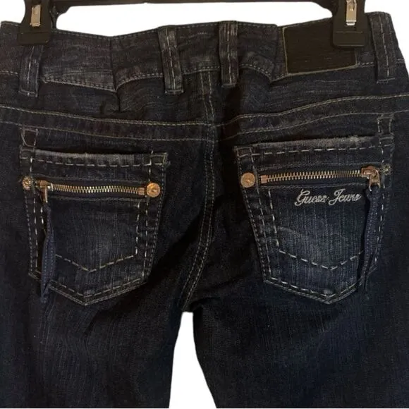 Guess Houston Skinny Jeans Zip Detail Women's Size 28 NWT