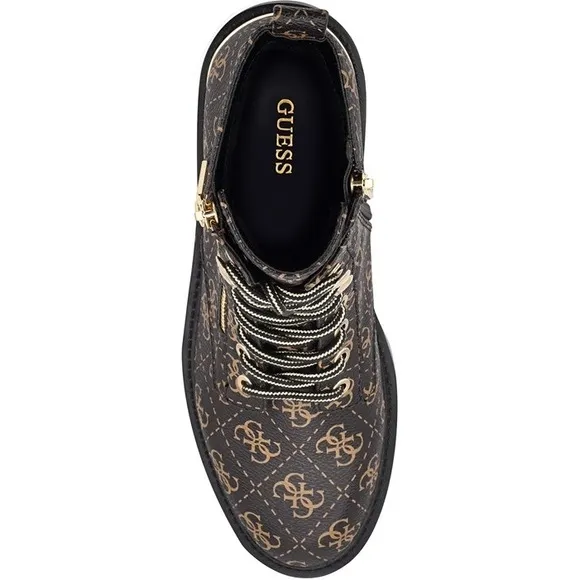 GUESS Women's Ferina Combat Boots