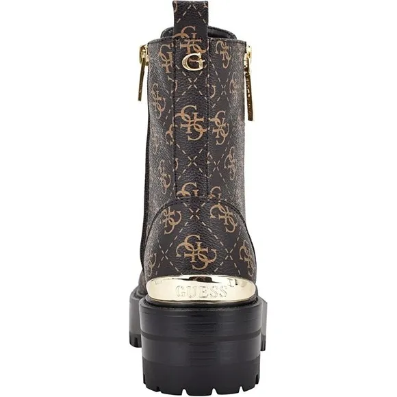 GUESS Women's Ferina Combat Boots