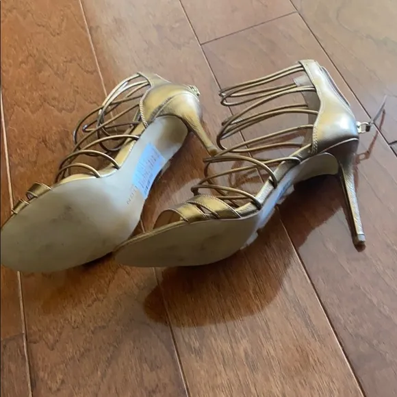 Halston Heritage bronze sandals. NWT.