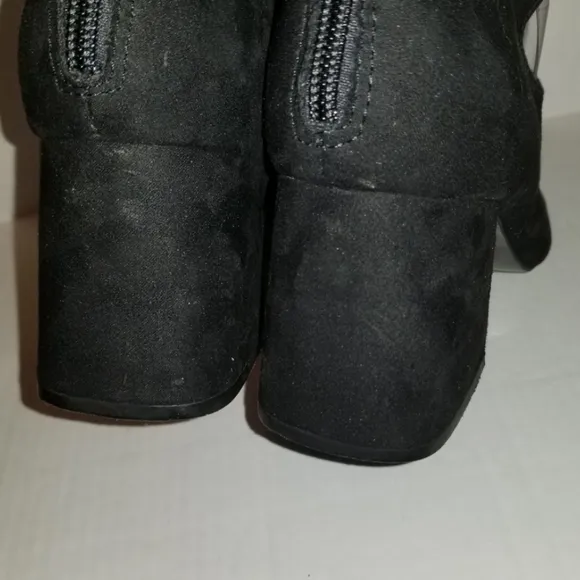 H&amp;M Block Heel Lace Up Ballet Shoes Size 9.5