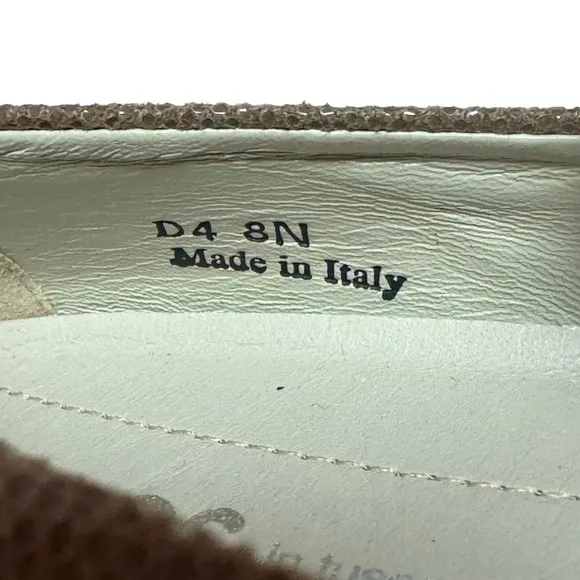 Handcrafted For SAS In Tuscany Italy shoes size 8N womens