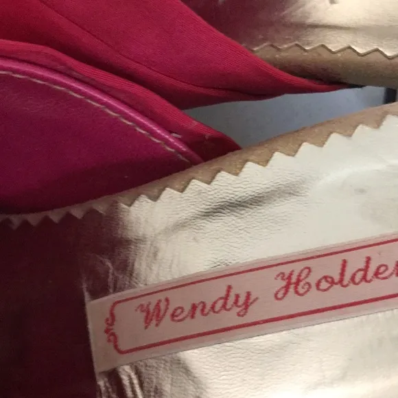Handmade Wendy Holden shoes Los Olivos  2008. Floral princess BoHo velvet &amp; silk
