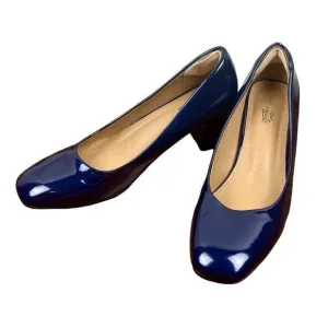 Heel the World Dress Pumps Block Heel Square Toe 9