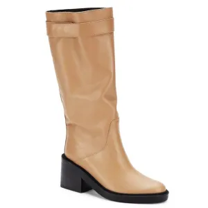 🆕{Helmut Lang} Slouch Leather Block Heel Boot