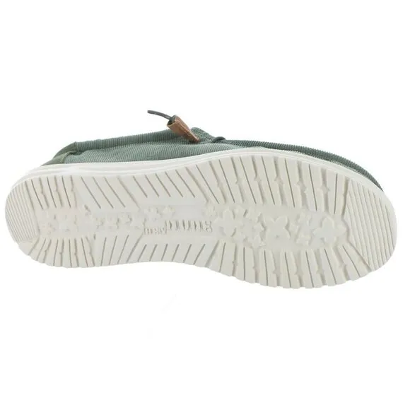 Hey Dude Men's Wally Corduroy Slip On Shoes Casual Solid Olive Green Size 13 New