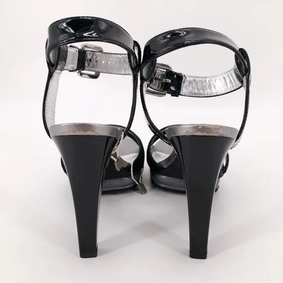 Hogan Black Suede Platform Stiletto Heels Sz 5 NIB