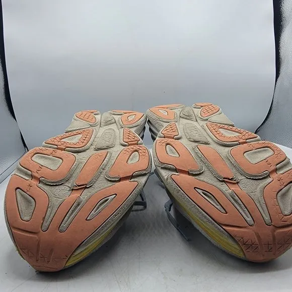 Hoka One One Bondi 8 Womens 8.5B Summer Song Blue Yellow Running Shoes