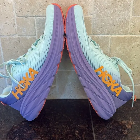 Hoka One One Rincon 3 Light Blue and Purple 11B NWT