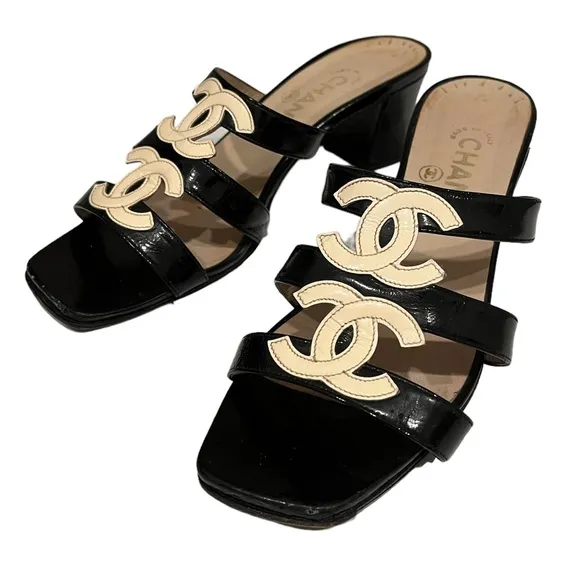 Iconic 90’s Chanel Heel Sandals