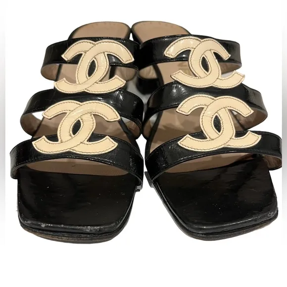Iconic 90’s Chanel Heel Sandals