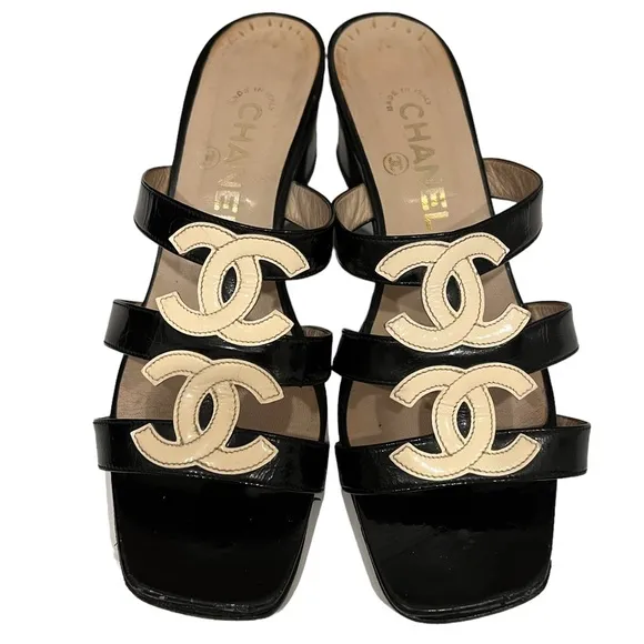 Iconic 90’s Chanel Heel Sandals