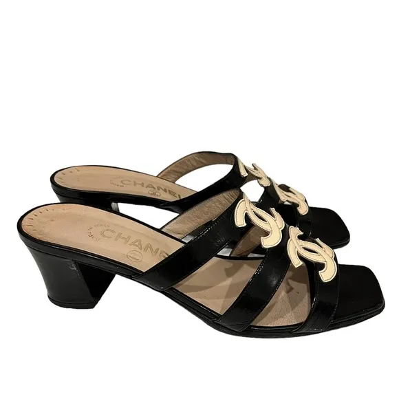 Iconic 90’s Chanel Heel Sandals