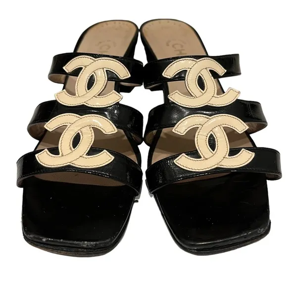 Iconic 90’s Chanel Heel Sandals